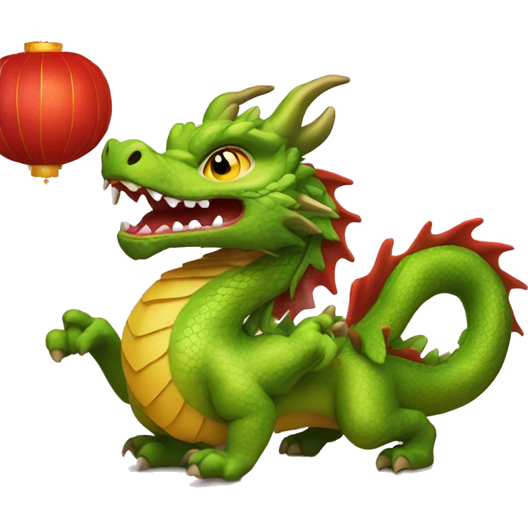  Put a dragon but it’s a Chinese new year emoji