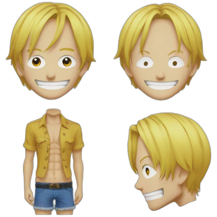 Sanji one piece emoji