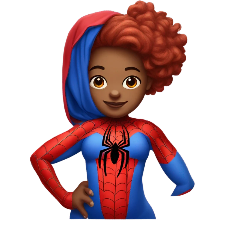 Pregnant spiderman  emoji