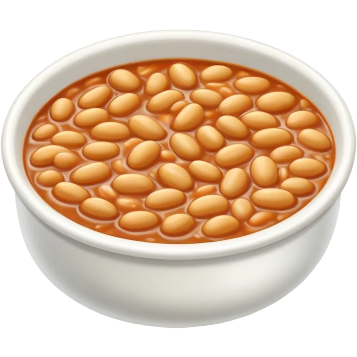 Cooked fassolia beans  emoji