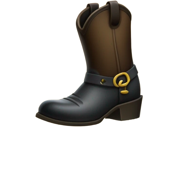 botas de cuero de vaca emoji