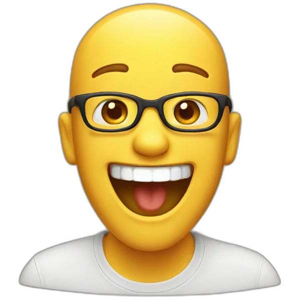 A laughing emoji emoji
