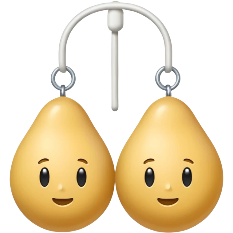 Shiloh word with a pair of testicles hanging off the bottom emoji