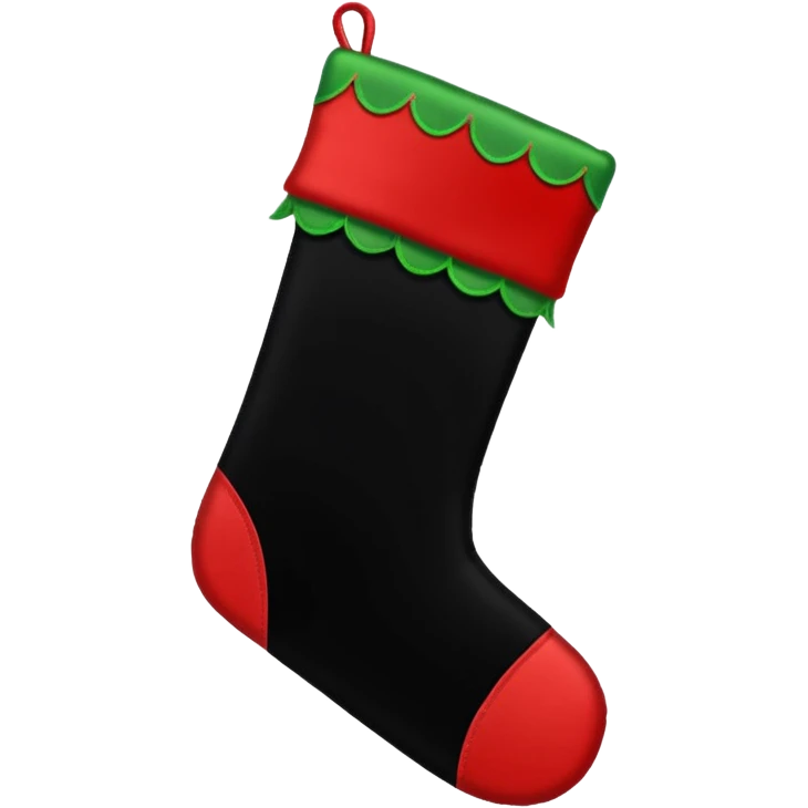 black noel christmas emoji
