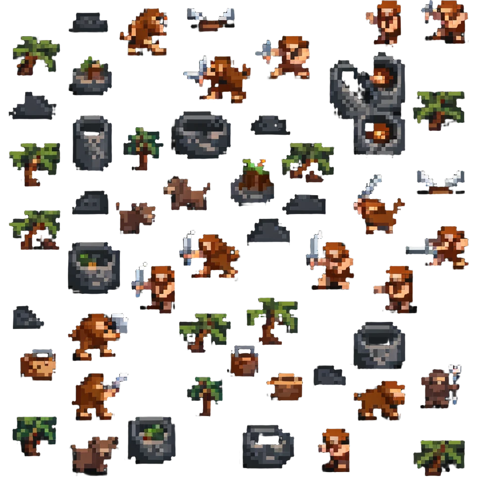 caveman hunting emoji