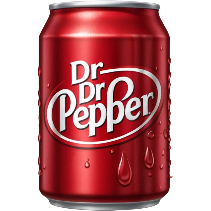 dr pepper can, no text emoji