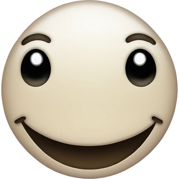 Smile face with dimple in it emoji