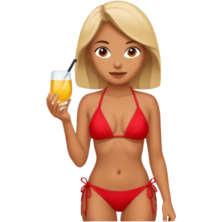 bikini red emoji