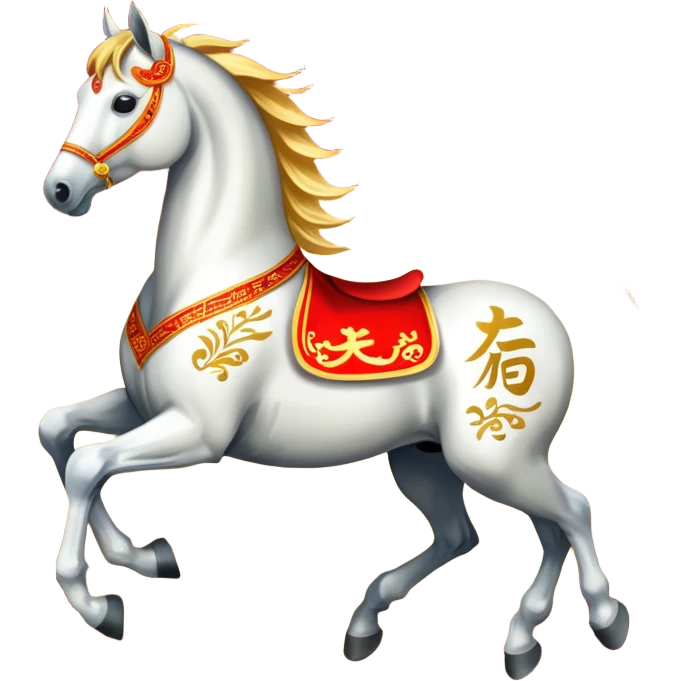 Chinese new year 马，加新年字眼 2026 新年快乐 emoji
