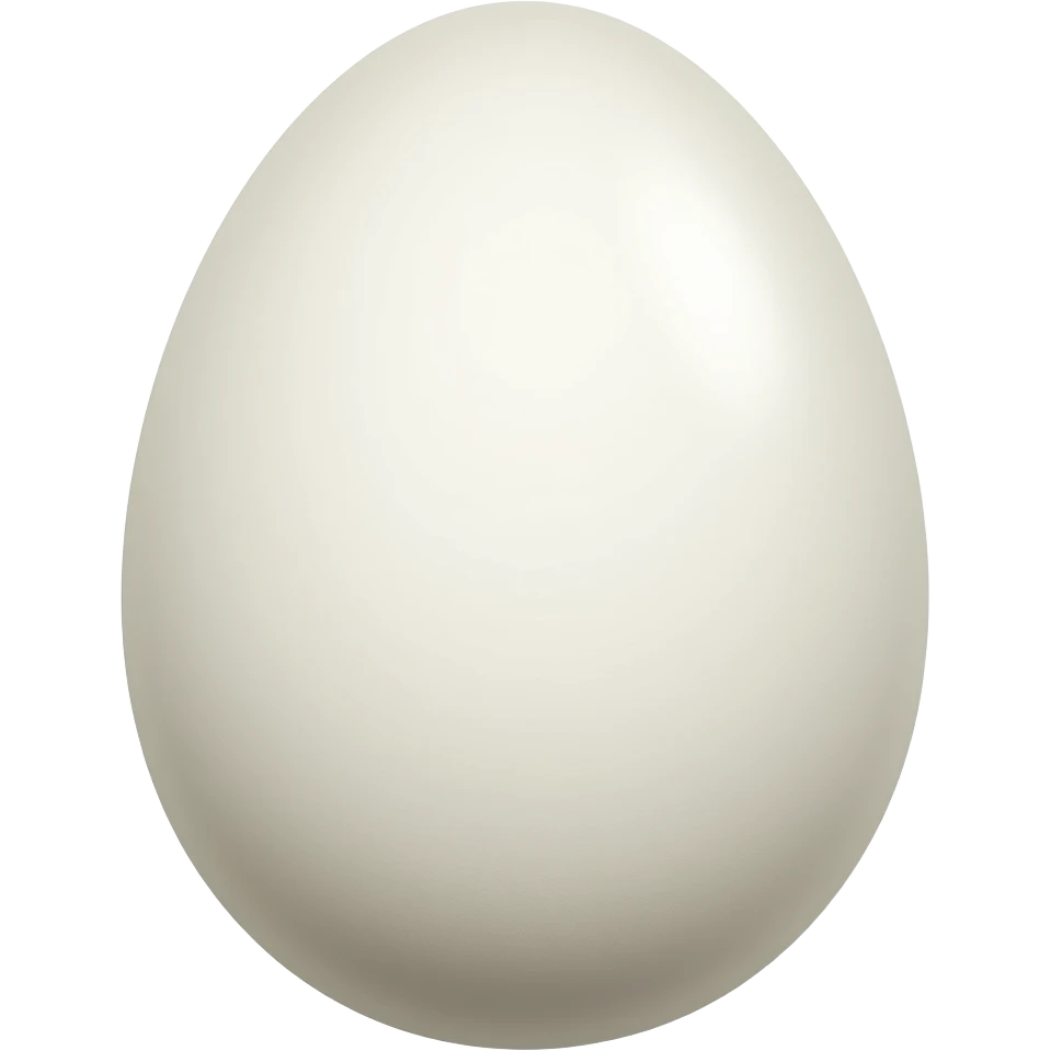 White egg emoji