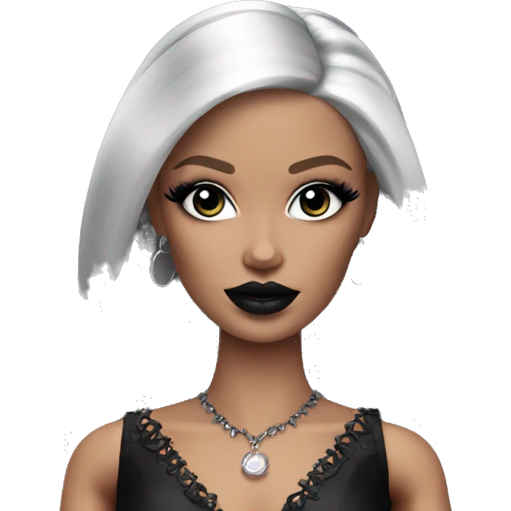 Goth Chic Barbie emoji