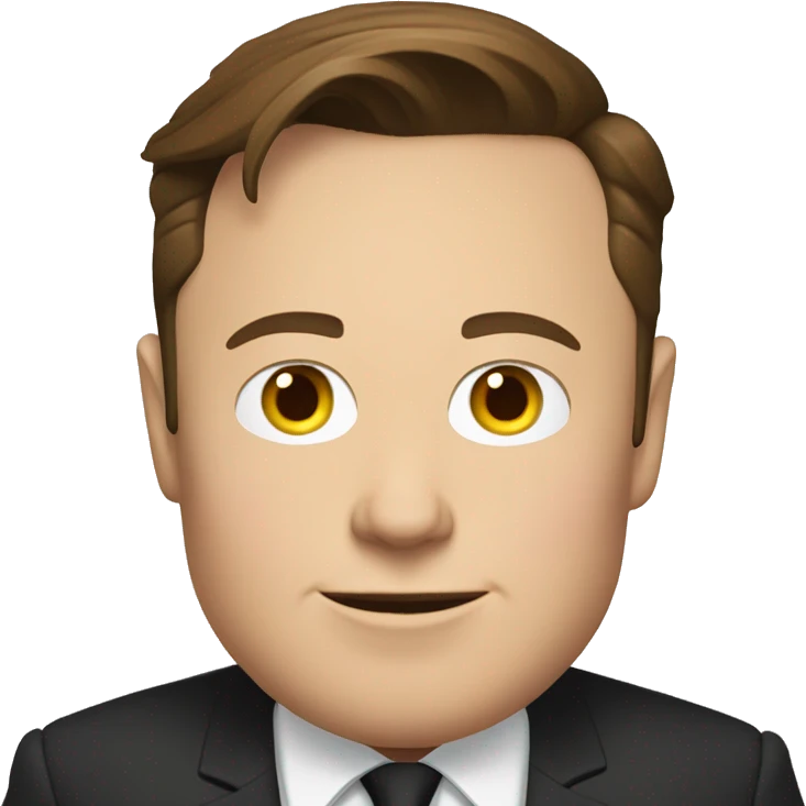 Elon musk in Tesla  emoji