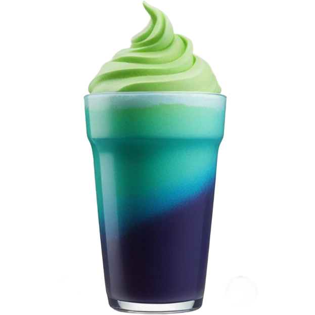 Blueberry matcha emoji