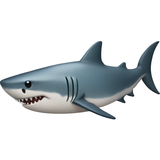 sleeping shark emoji