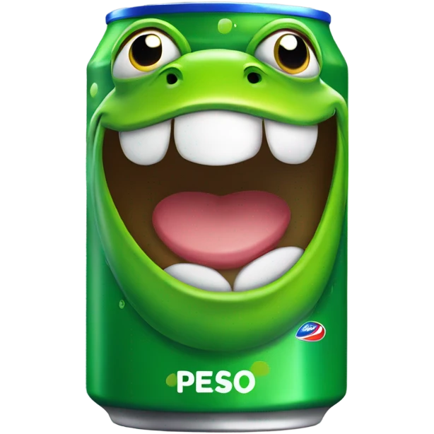 frog inside pepsi can emoji