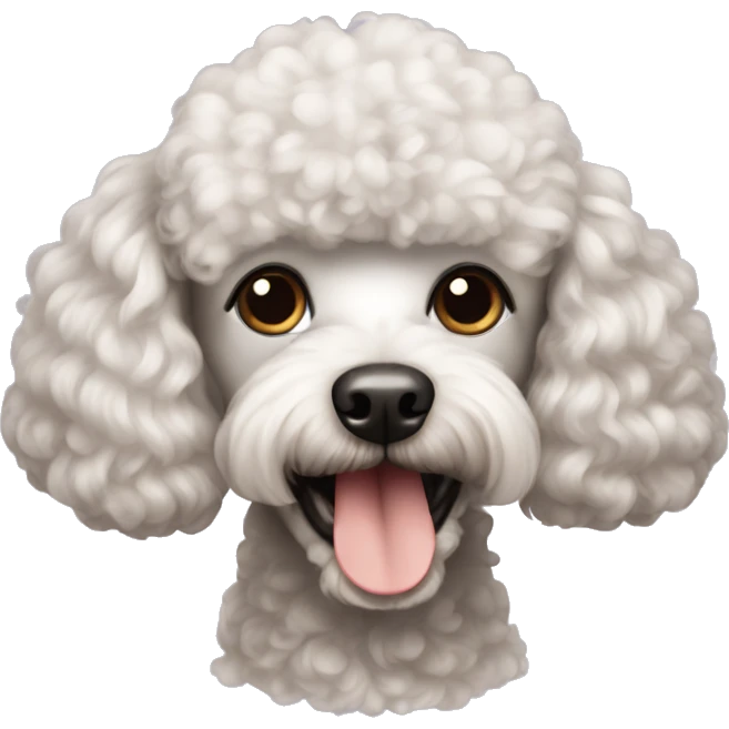 dog poodle emoji