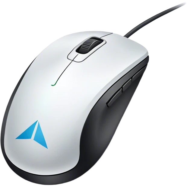 Arrow icon on a computer mouse emoji