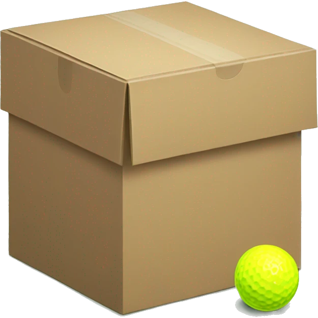 Golf box  emoji