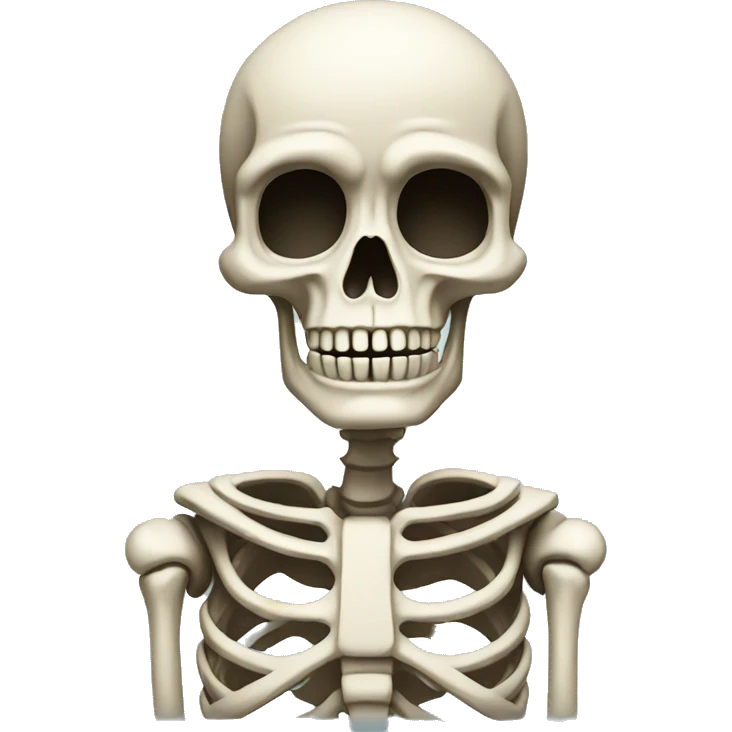 Confused Skeleton emoji