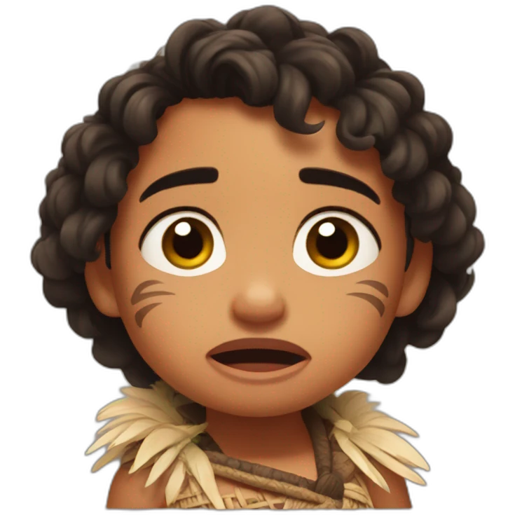 Moana cry emoji