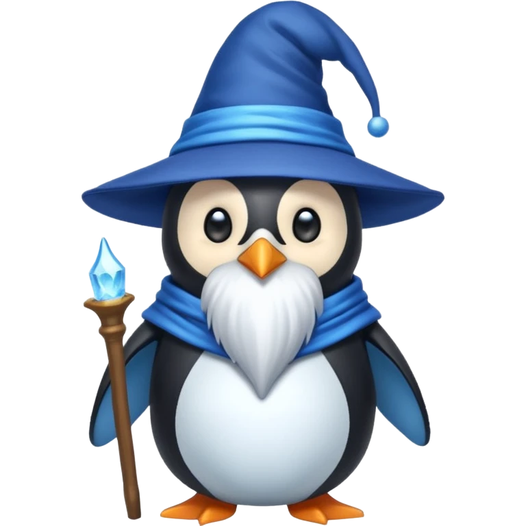 Penguin Wizard emoji