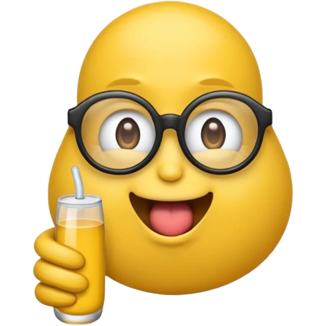 Fassa um emoji simples aquele da carinha amarelo de óculos escuro dando uma língua bem ofensiva e mostrando o dedo do meio da mesma forma.o óculos tem que ser escuro total. Faça com emoji simples aquele da carinha amarelo  emoji