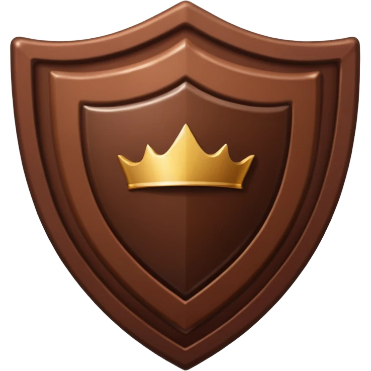 chocolate shield emoji