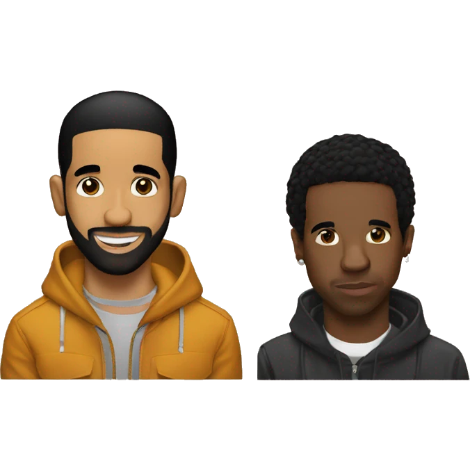 Drake and Travis Scott  emoji