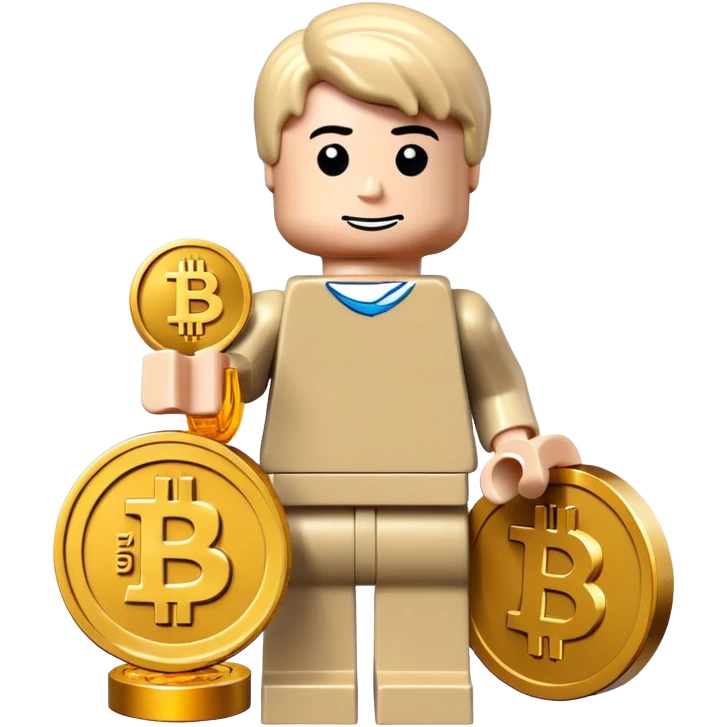 lego homme bitcoin emoji
