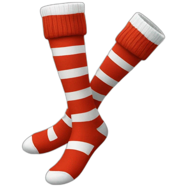 Chaussettes sur pied emoji