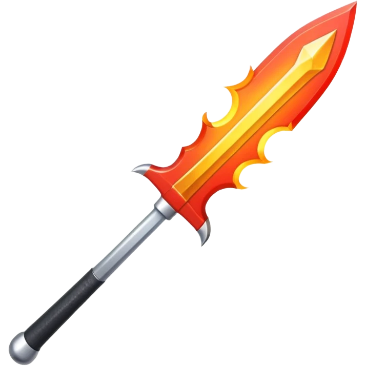 fire and blade emoji