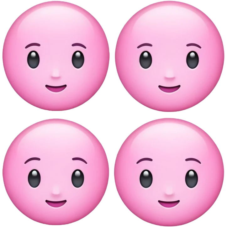 Pink emoji