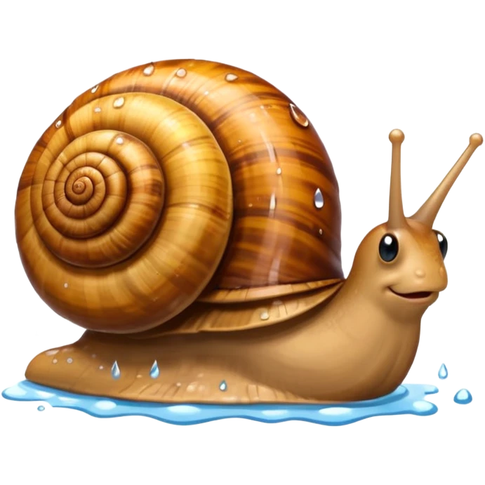 snail under the rain  emoji