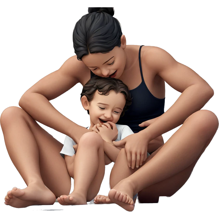 girls relaxing with closed eyes emoji