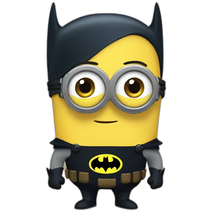Minion Batman emoji