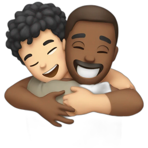 Hug day emoji