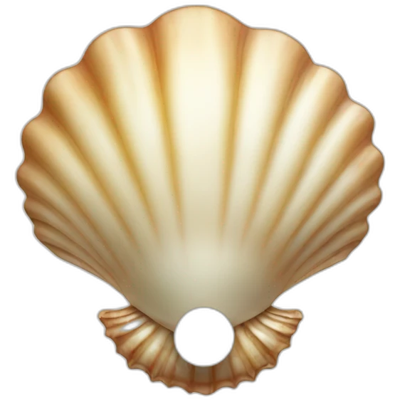 shell with a pearl emoji