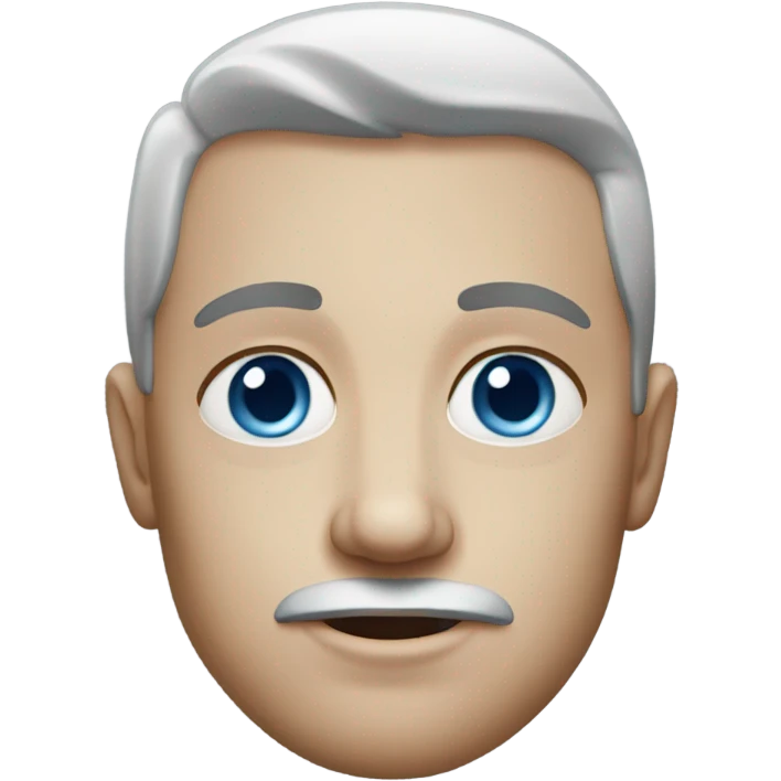 realistic portrait of a male blue eyes  emoji