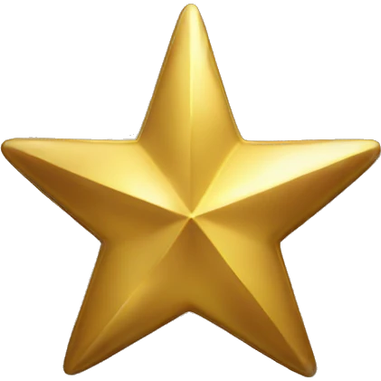 Gold star emoji