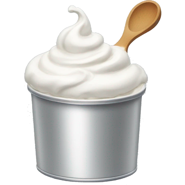 Can of whipped cream emoji