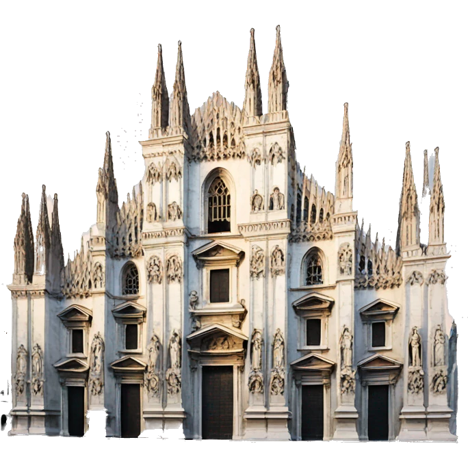 milano duomo cartoon emoji