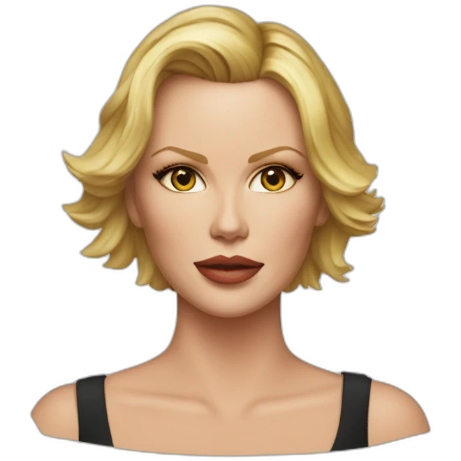 charlize theron ultra realistic emoji