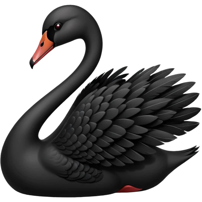 Cisne negro imponente emoji
