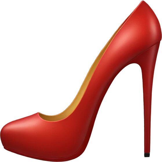 Red bottom heels emoji