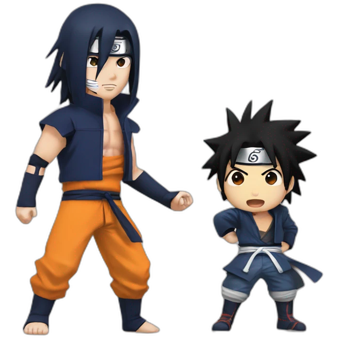Sasuke vs naruto emoji