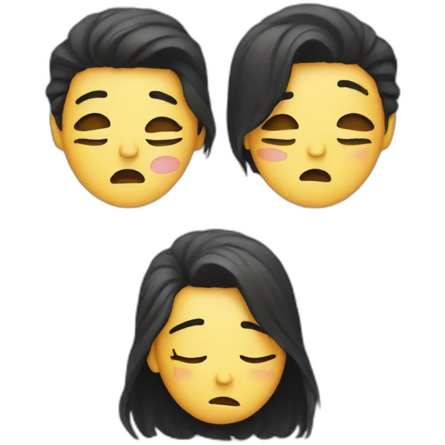 emoji sad ans love emoji