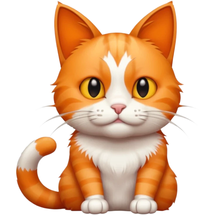 cat scratching itself emoji