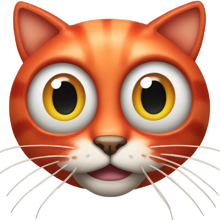 Cat with lobster eyes emoji