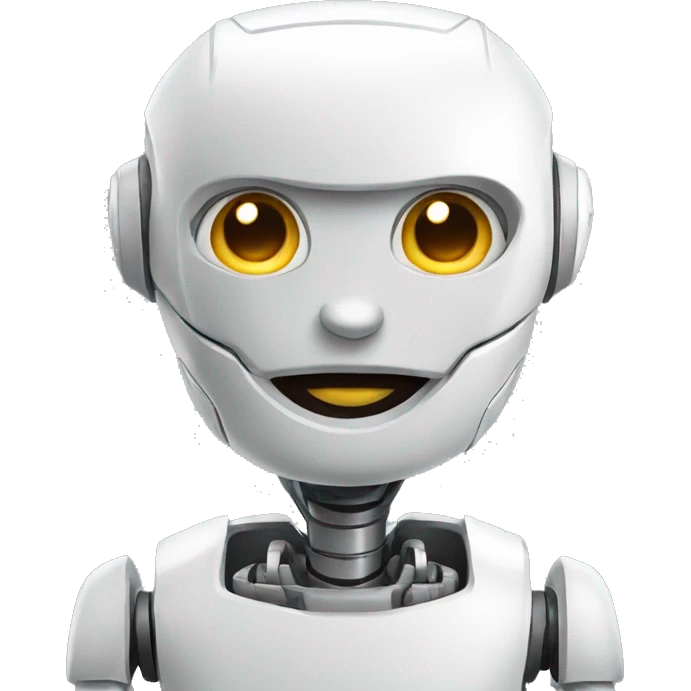 un robot care supravegheaza copii emoji