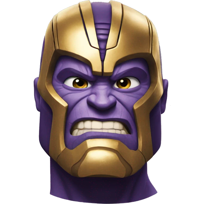 Thanos surprised emoji